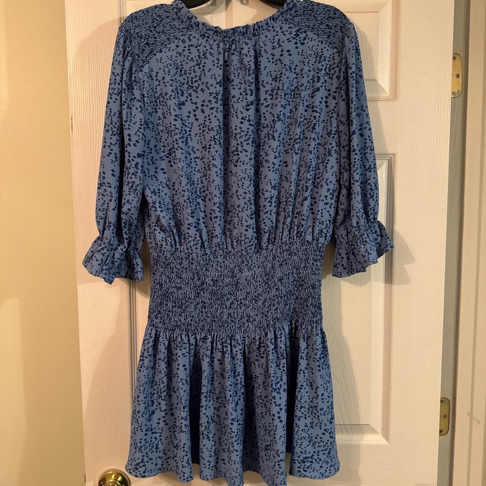 Blue Patterned Dress - Picture 3 of 3